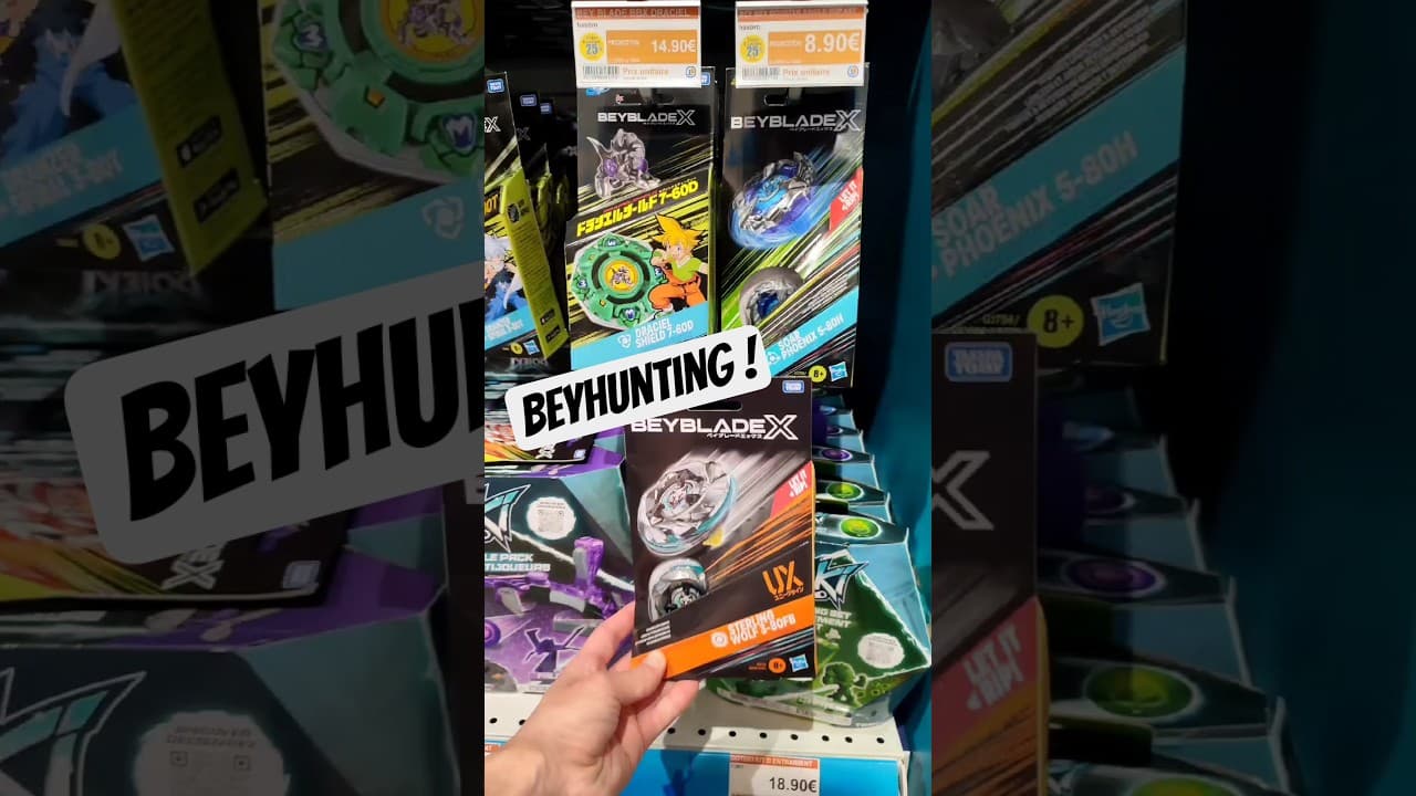 Je trouve PLEIN de bonnes toupies BEYBLADE X ! #beyblade #beybladex