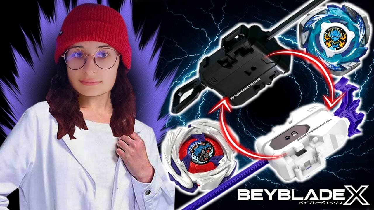 CHANGER le SENS d'un Lanceur BEYBLADE X avec des crémaillères BEYBLADE BURST